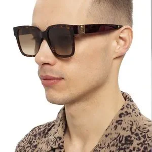 Givenchy Unisex 53mm square sunglasses GV7141/G/S 086 Givenchy GV 7141/G/S HAVANA/BROWN SHADED 53/19/145 women  main image 3